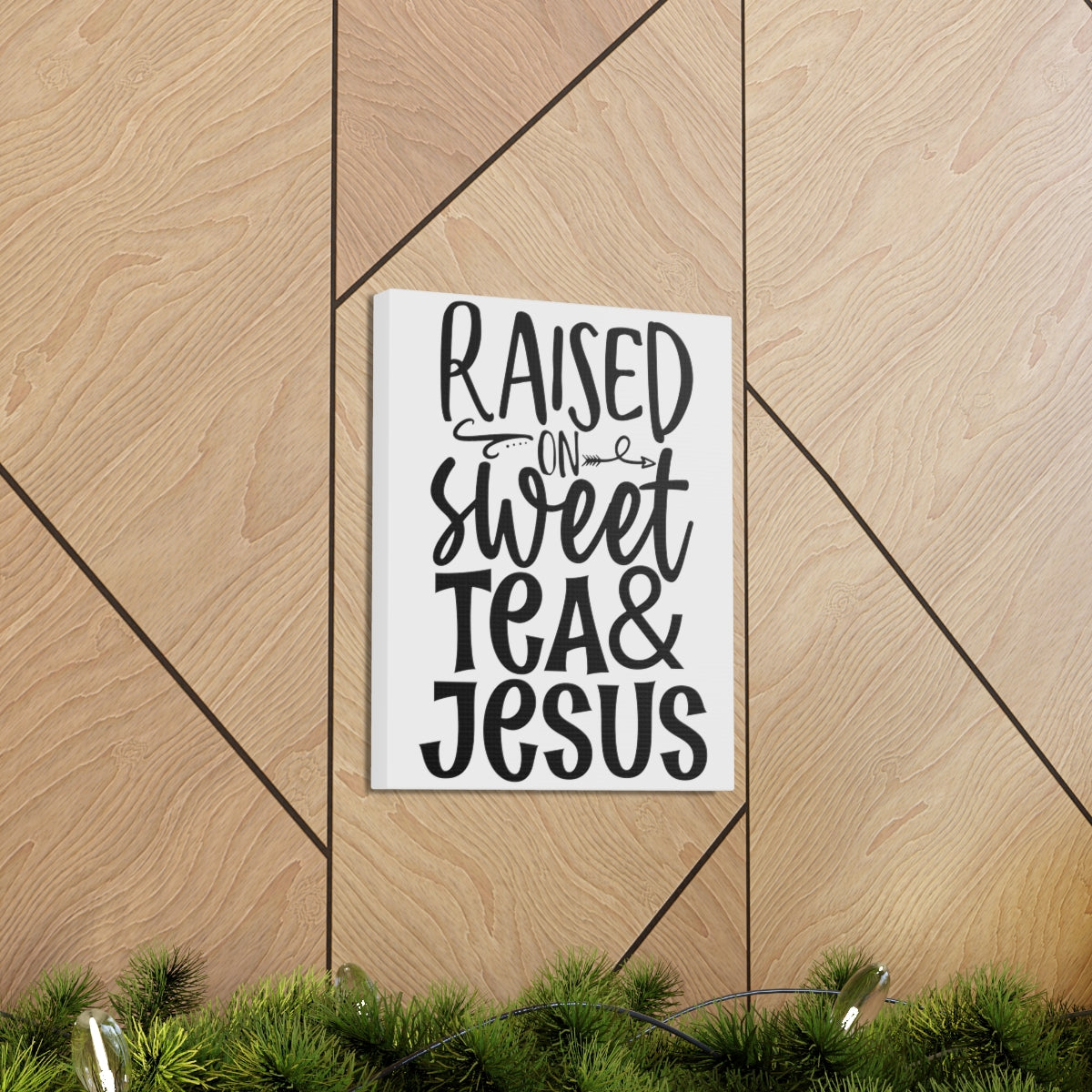 Scripture Walls Tea And Jesus 1 Corinthians 6:14 Christian Wall Art Print Ready to Hang Unframed-Express Your Love Gifts