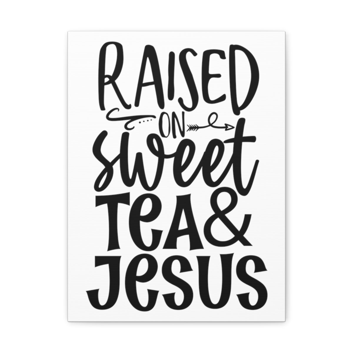 Scripture Walls Tea And Jesus 1 Corinthians 6:14 Christian Wall Art Print Ready to Hang Unframed-Express Your Love Gifts