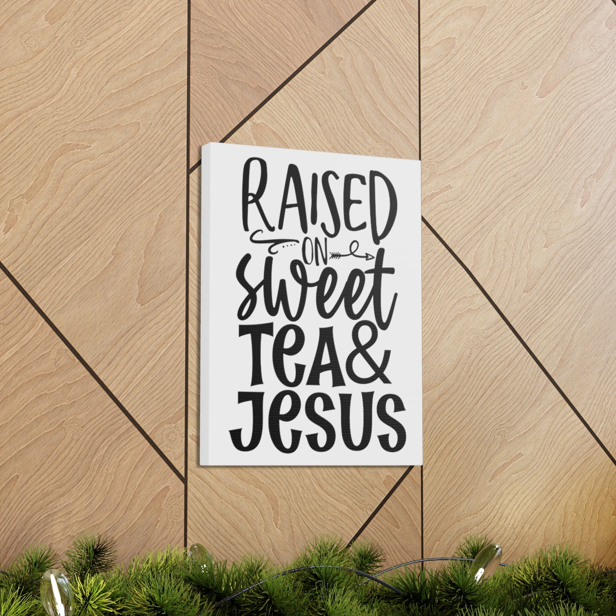Scripture Walls Tea And Jesus 1 Corinthians 6:14 Christian Wall Art Print Ready to Hang Unframed-Express Your Love Gifts