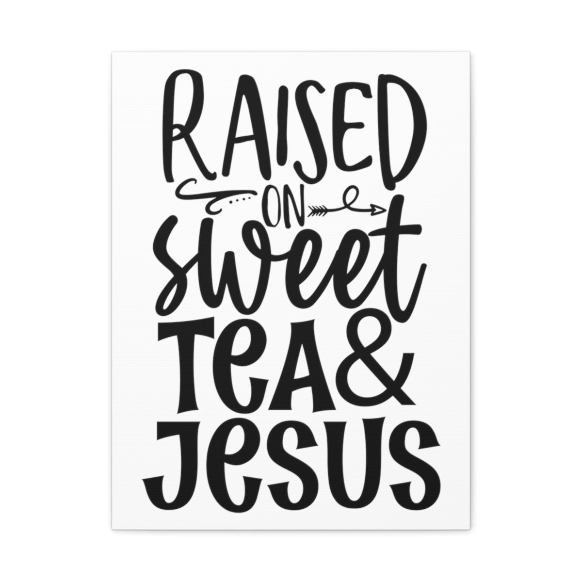 Scripture Walls Tea And Jesus 1 Corinthians 6:14 Christian Wall Art Print Ready to Hang Unframed-Express Your Love Gifts
