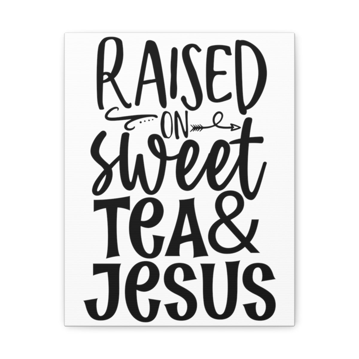 Scripture Walls Tea And Jesus 1 Corinthians 6:14 Christian Wall Art Print Ready to Hang Unframed-Express Your Love Gifts