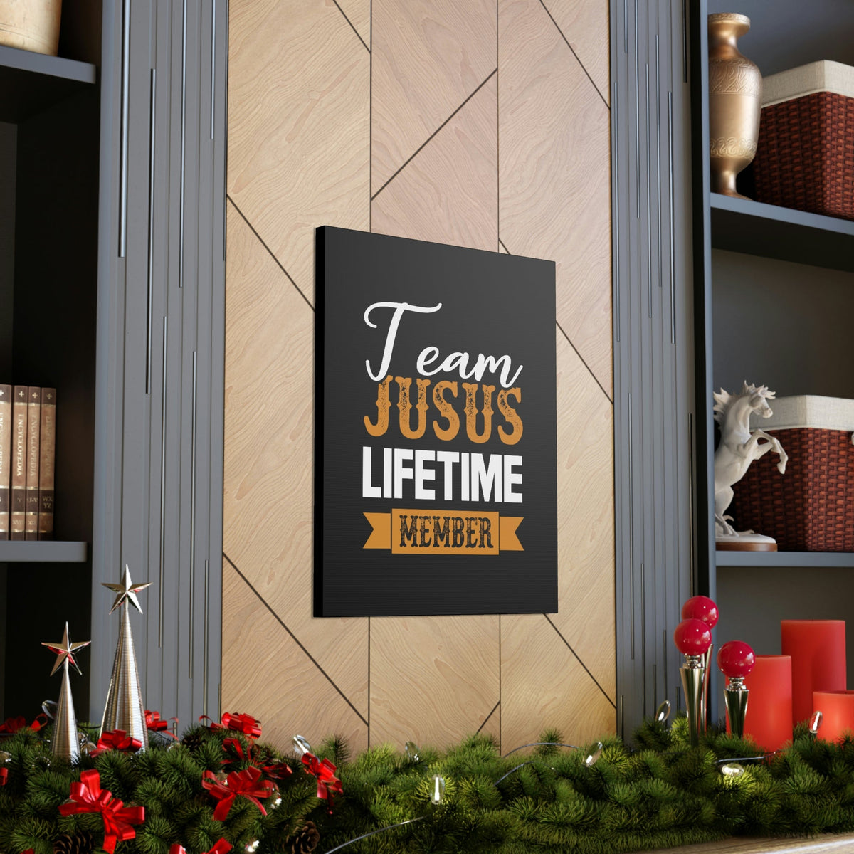 Scripture Walls Team Jesus Lifetime Member Romans 12:2 Christian Wall Art Bible Verse Print Ready to Hang Unframed-Express Your Love Gifts
