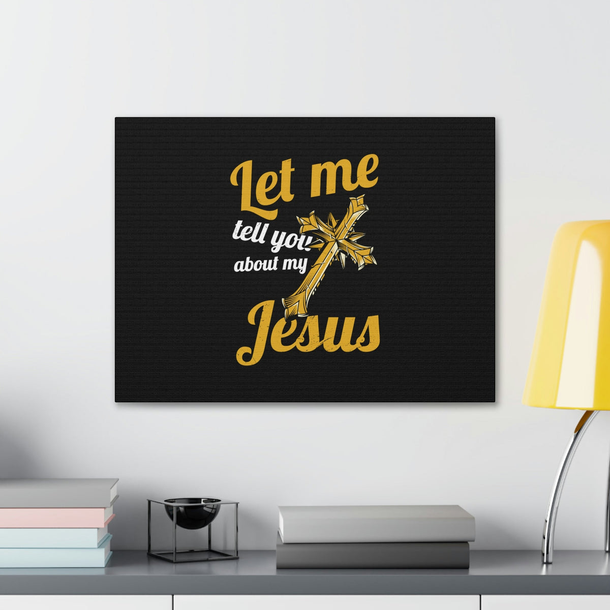 Scripture Walls Tell You About My Jesus 2 Peter 1:11 Christian Wall Art Bible Verse Print Ready to Hang Unframed-Express Your Love Gifts