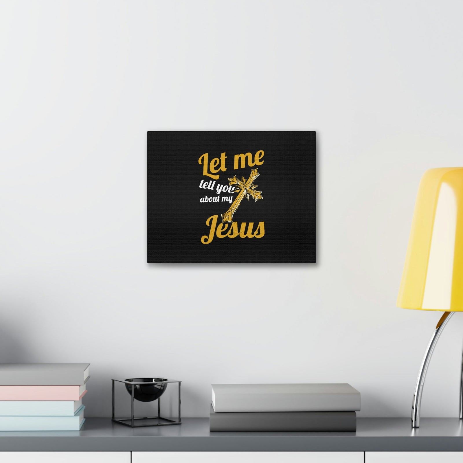 Scripture Walls Tell You About My Jesus 2 Peter 1:11 Christian Wall Art Bible Verse Print Ready to Hang Unframed-Express Your Love Gifts