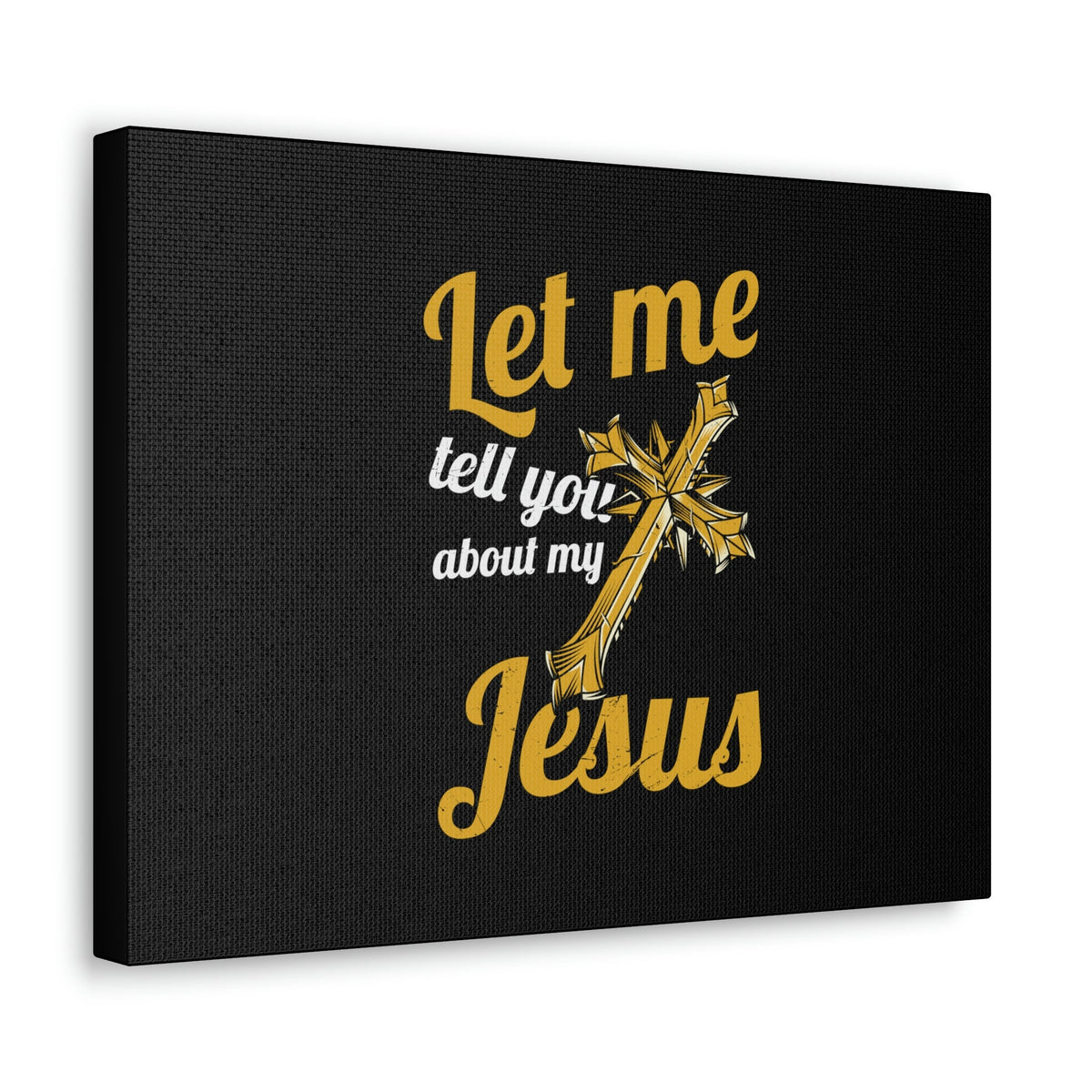 Scripture Walls Tell You About My Jesus 2 Peter 1:11 Christian Wall Art Bible Verse Print Ready to Hang Unframed-Express Your Love Gifts