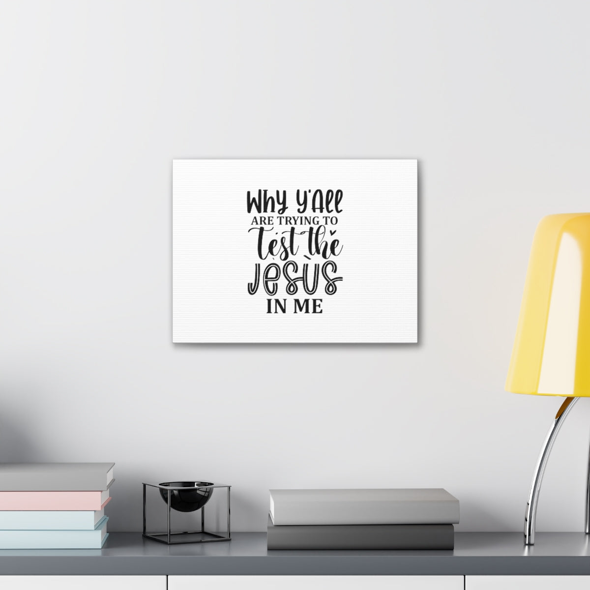 Scripture Walls Test The Jesus In Me 1 Corinthians 10:9 Christian Wall Art Bible Verse Print Ready to Hang Unframed-Express Your Love Gifts