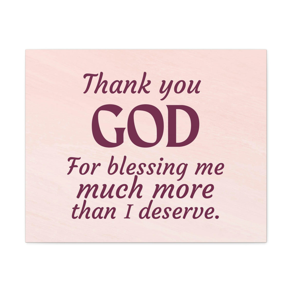 Scripture Walls Thank You God Pink Colossians 3:17 Bible Verse Canvas Christian Wall Art Ready to Hang Unframed-Express Your Love Gifts