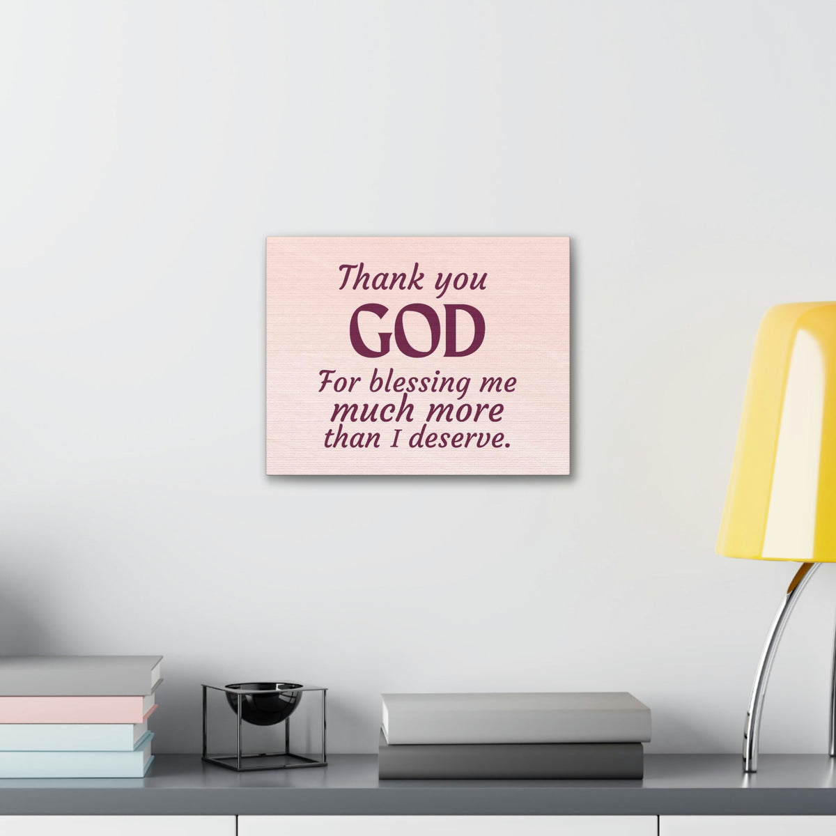 Scripture Walls Thank You God Pink Colossians 3:17 Bible Verse Canvas Christian Wall Art Ready to Hang Unframed-Express Your Love Gifts