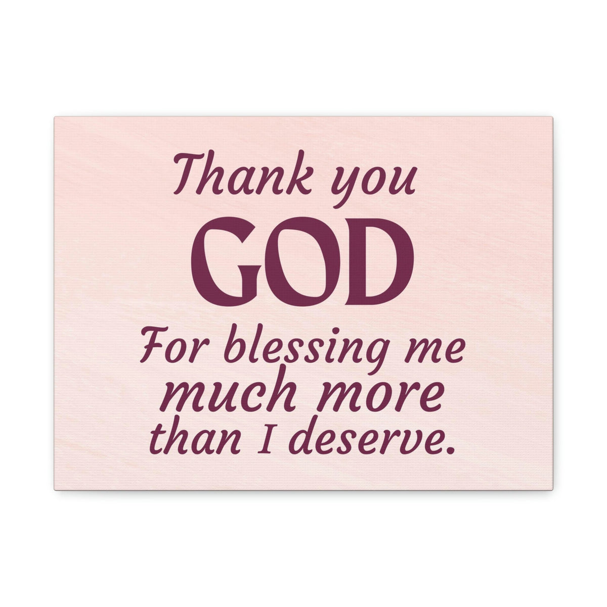 Scripture Walls Thank You God Pink Colossians 3:17 Bible Verse Canvas Christian Wall Art Ready to Hang Unframed-Express Your Love Gifts