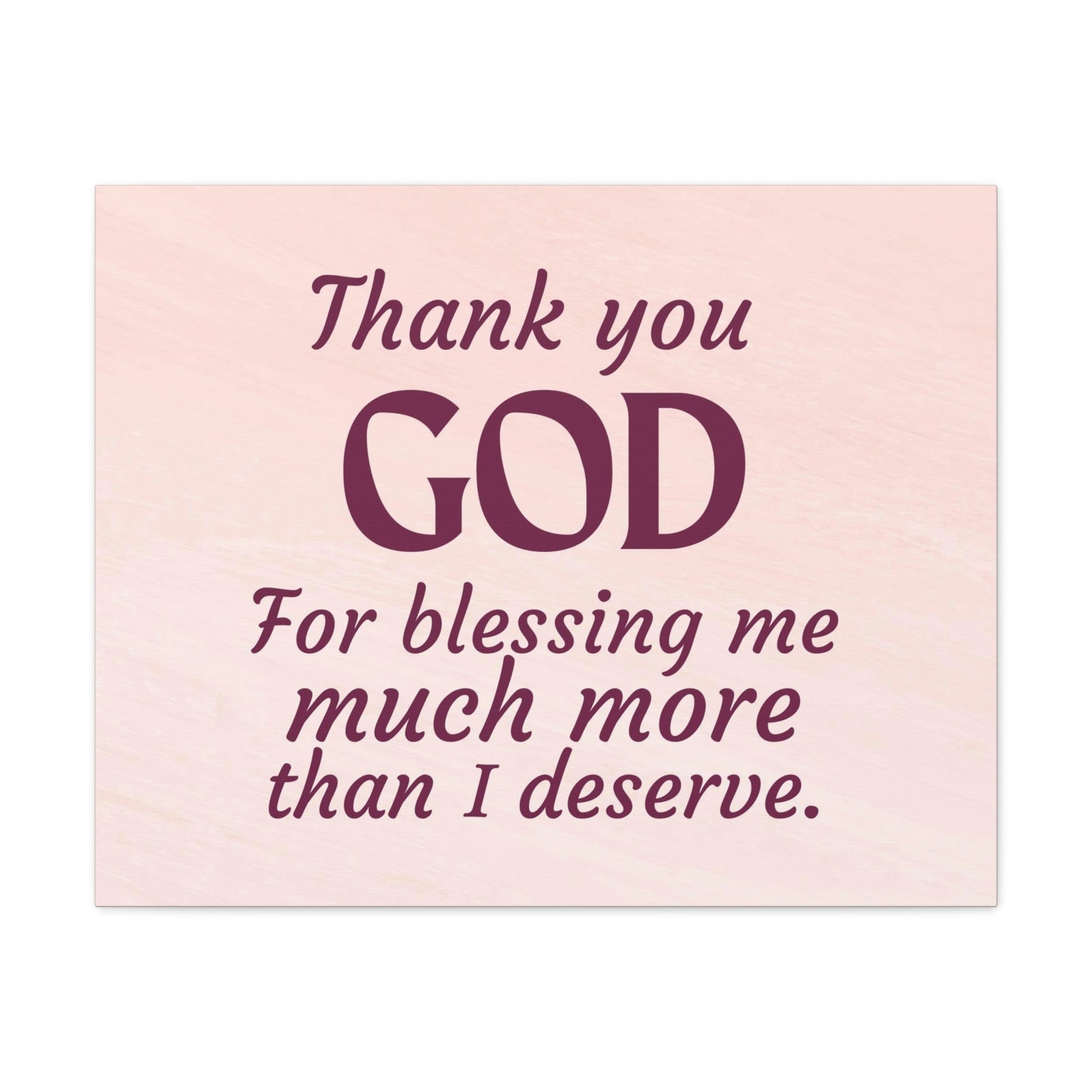 Scripture Walls Thank You God Pink Colossians 3:17 Bible Verse Canvas Christian Wall Art Ready to Hang Unframed-Express Your Love Gifts
