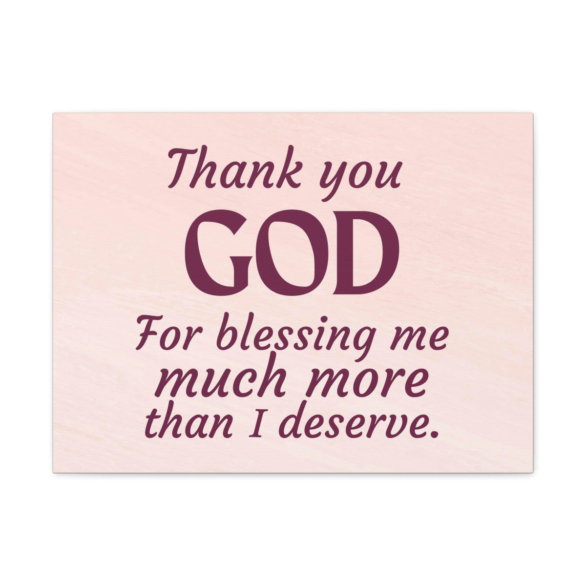 Scripture Walls Thank You God Pink Colossians 3:17 Bible Verse Canvas Christian Wall Art Ready to Hang Unframed-Express Your Love Gifts