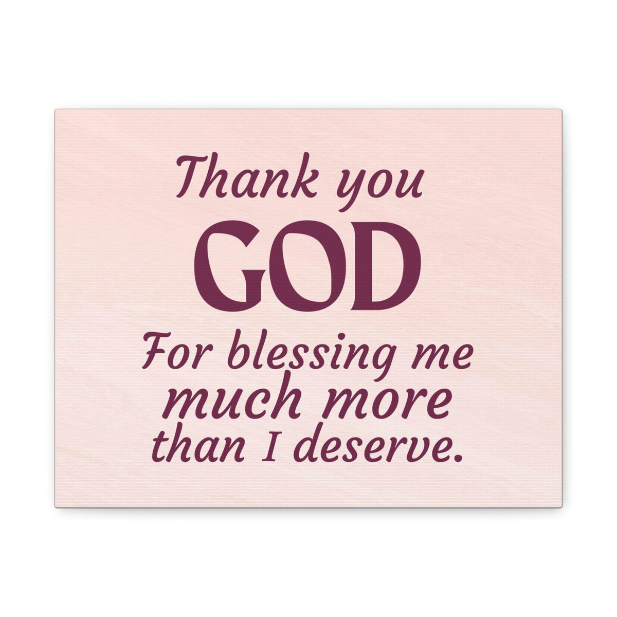 Scripture Walls Thank You God Pink Colossians 3:17 Bible Verse Canvas Christian Wall Art Ready to Hang Unframed-Express Your Love Gifts