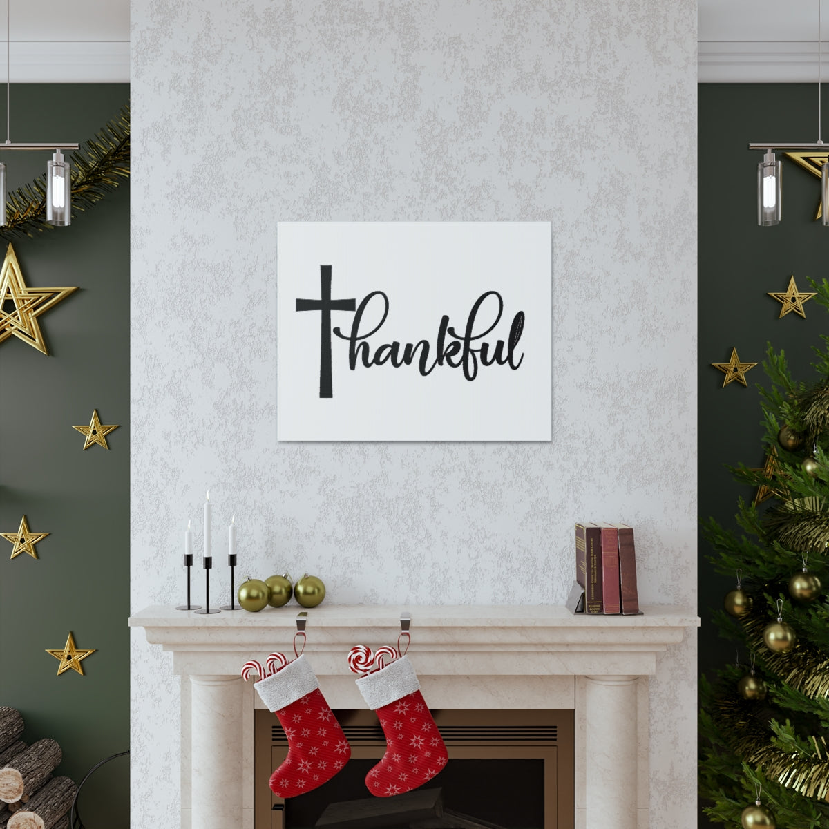 Scripture Walls Thankful 1 Thessalonians 5:16-18 Christian Wall Art Print Ready to Hang Unframed-Express Your Love Gifts