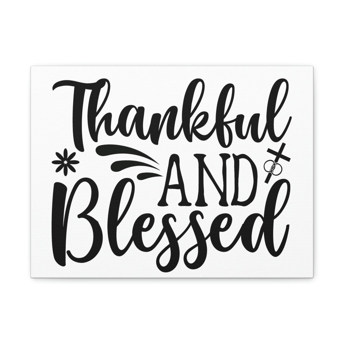 Scripture Walls Thankful And Blessed 1 Thessalonians 5:18 Christian Wall Art Print Ready to Hang Unframed-Express Your Love Gifts