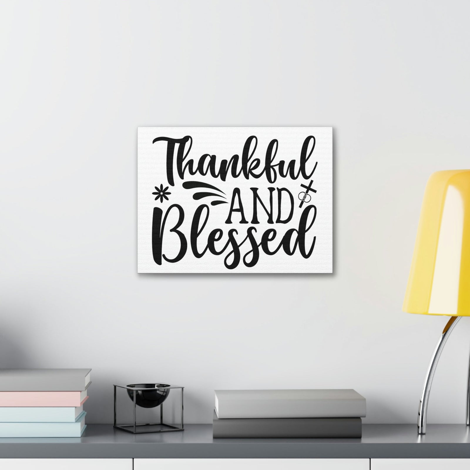 Scripture Walls Thankful And Blessed 1 Thessalonians 5:18 Christian Wall Art Print Ready to Hang Unframed-Express Your Love Gifts