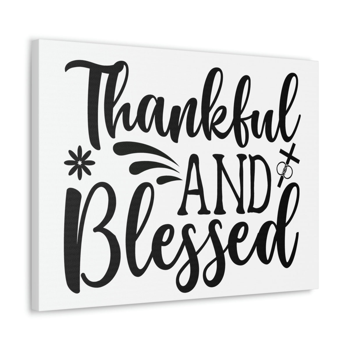 Scripture Walls Thankful And Blessed 1 Thessalonians 5:18 Christian Wall Art Print Ready to Hang Unframed-Express Your Love Gifts