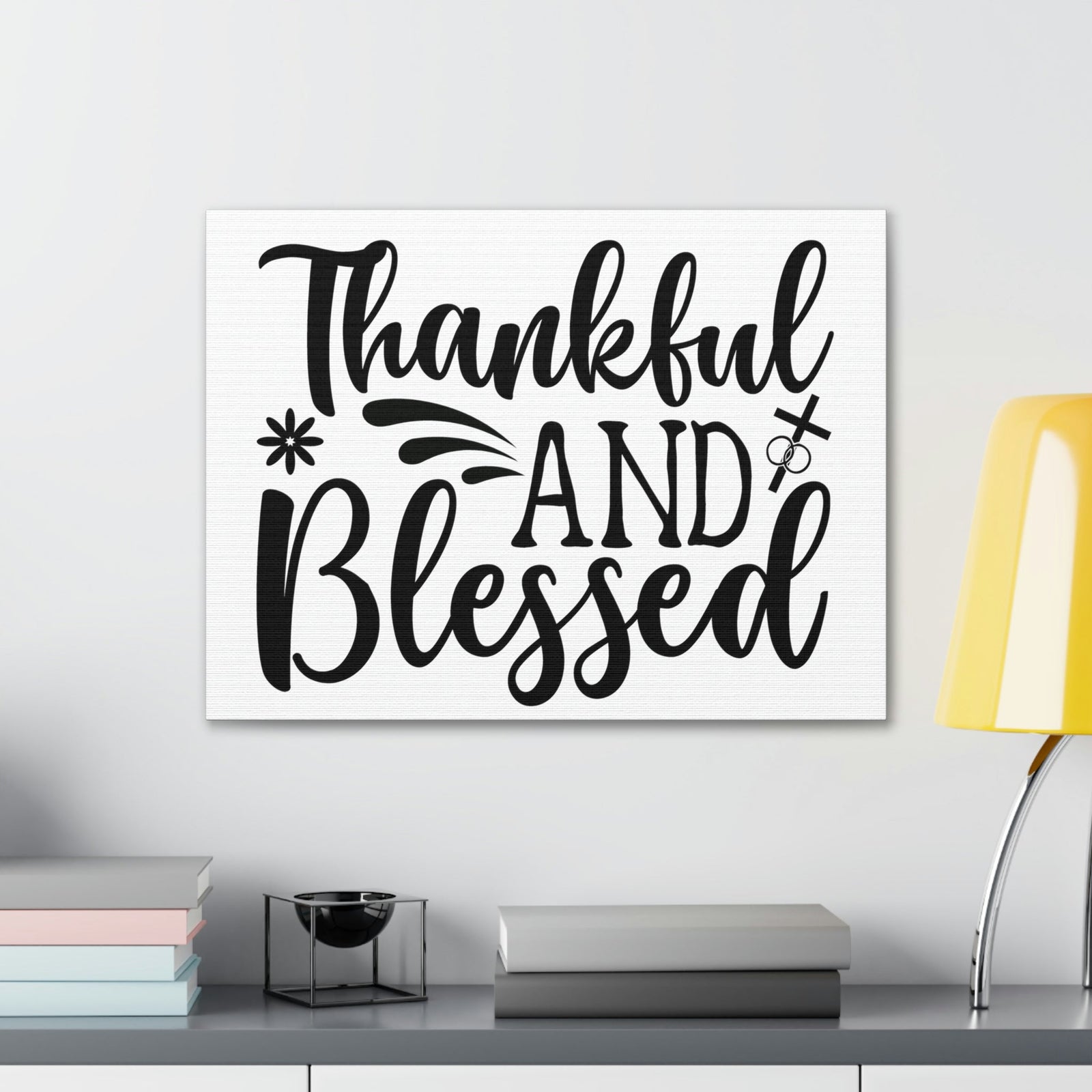 Scripture Walls Thankful And Blessed 1 Thessalonians 5:18 Christian Wall Art Print Ready to Hang Unframed-Express Your Love Gifts