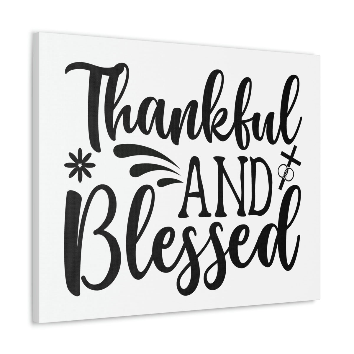 Scripture Walls Thankful And Blessed 1 Thessalonians 5:18 Christian Wall Art Print Ready to Hang Unframed-Express Your Love Gifts