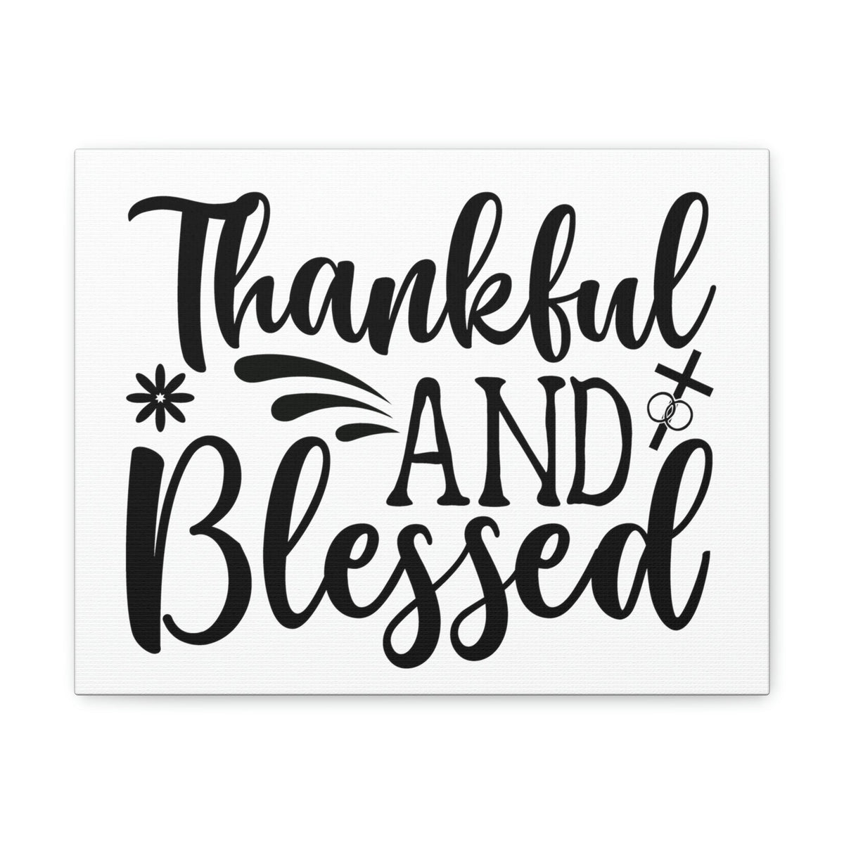 Scripture Walls Thankful And Blessed 1 Thessalonians 5:18 Christian Wall Art Print Ready to Hang Unframed-Express Your Love Gifts