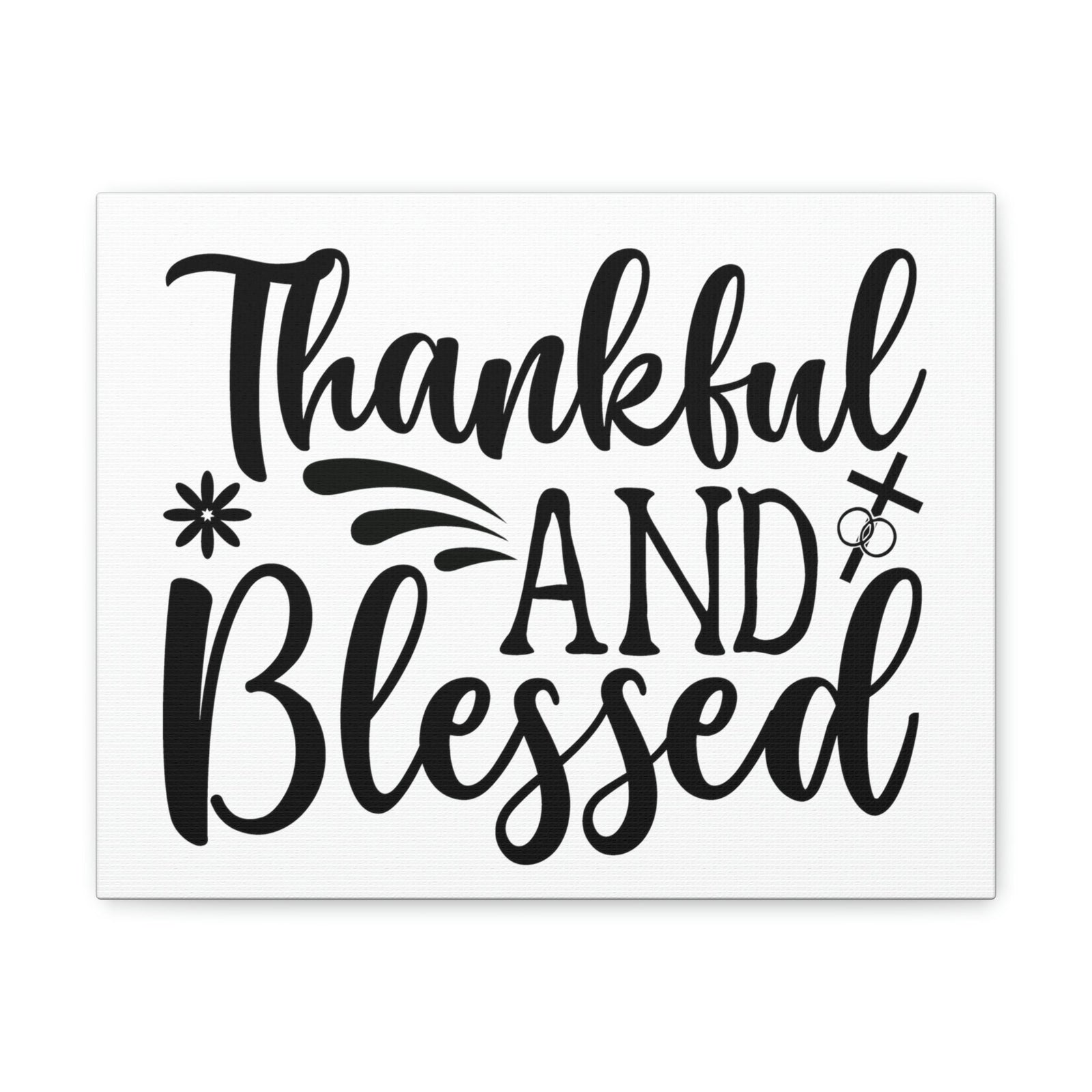 Scripture Walls Thankful And Blessed 1 Thessalonians 5:18 Christian Wall Art Print Ready to Hang Unframed-Express Your Love Gifts