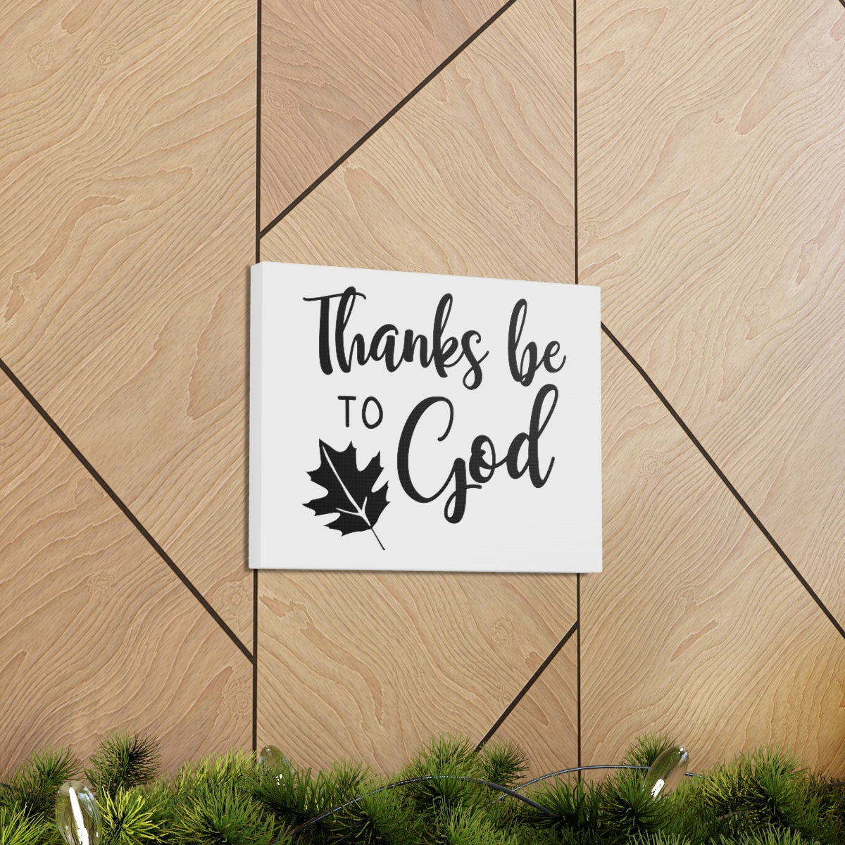 Scripture Walls Thanks Be To God Isaiah 12:4-5 Christian Wall Art Print Ready to Hang Unframed-Express Your Love Gifts