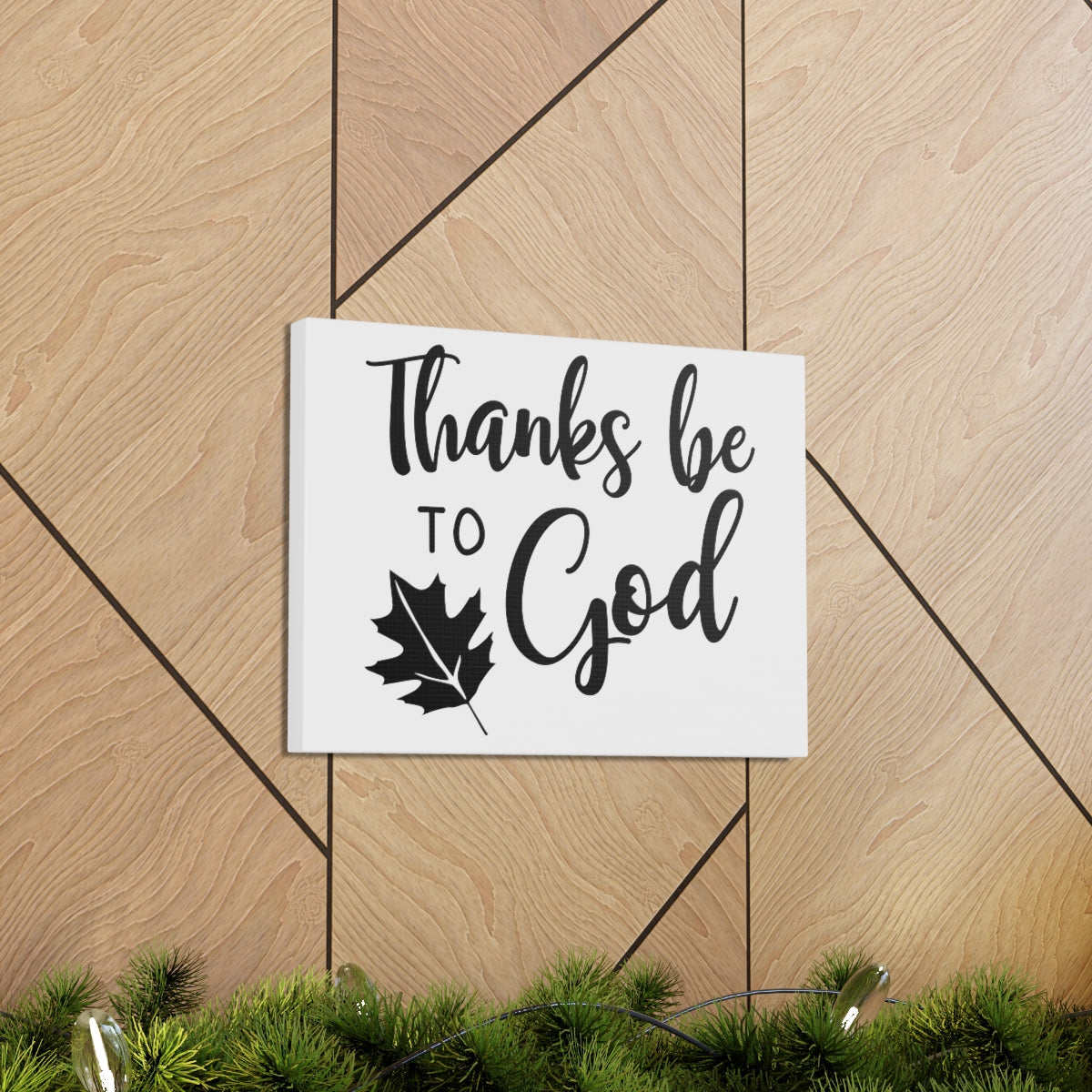 Scripture Walls Thanks Be To God Isaiah 12:4-5 Christian Wall Art Print Ready to Hang Unframed-Express Your Love Gifts