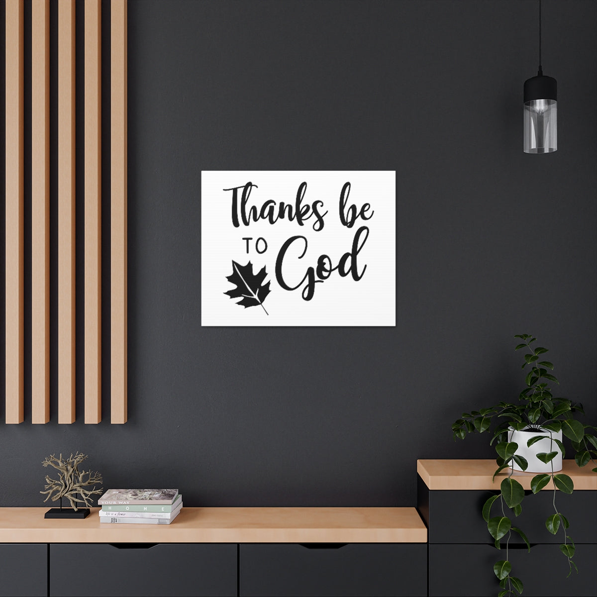 Scripture Walls Thanks Be To God Isaiah 12:4-5 Christian Wall Art Print Ready to Hang Unframed-Express Your Love Gifts
