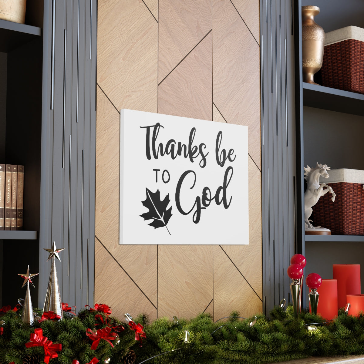 Scripture Walls Thanks Be To God Isaiah 12:4-5 Christian Wall Art Print Ready to Hang Unframed-Express Your Love Gifts