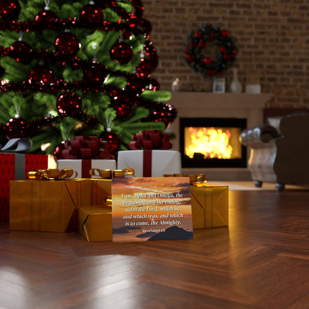 Scripture Walls The Almighty Revelation 1:8 Bible Verse Canvas Christian Wall Art Ready to Hang Unframed-Express Your Love Gifts