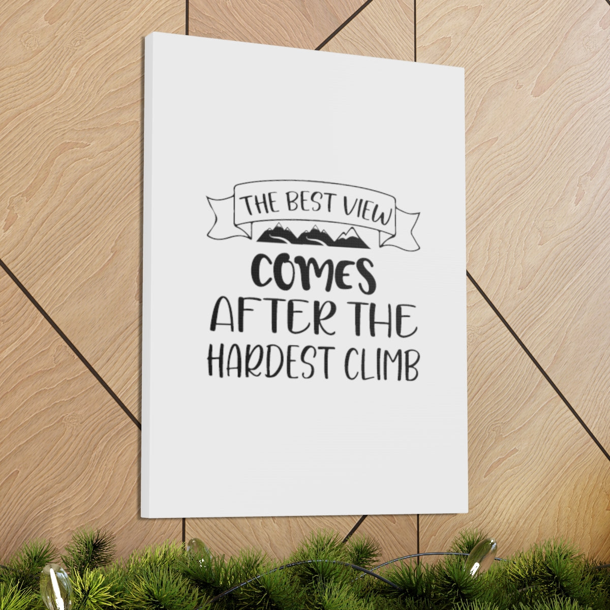 Scripture Walls The Best View Comes Colossians 3:23-24 Christian Wall Art Print Ready to Hang Unframed-Express Your Love Gifts