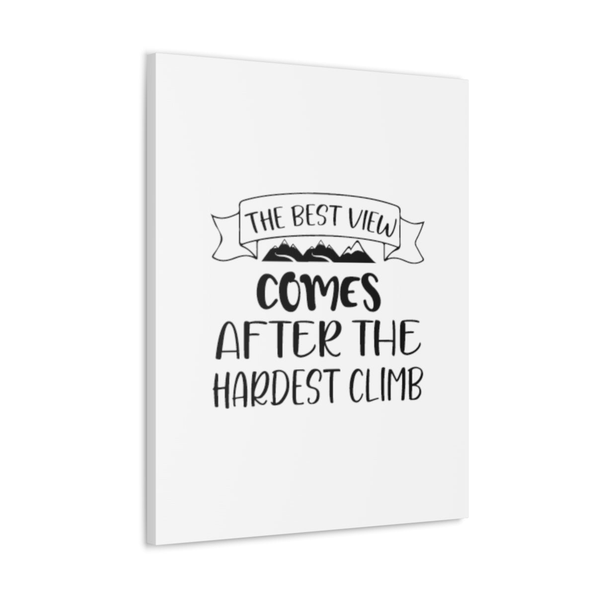 Scripture Walls The Best View Comes Colossians 3:23-24 Christian Wall Art Print Ready to Hang Unframed-Express Your Love Gifts