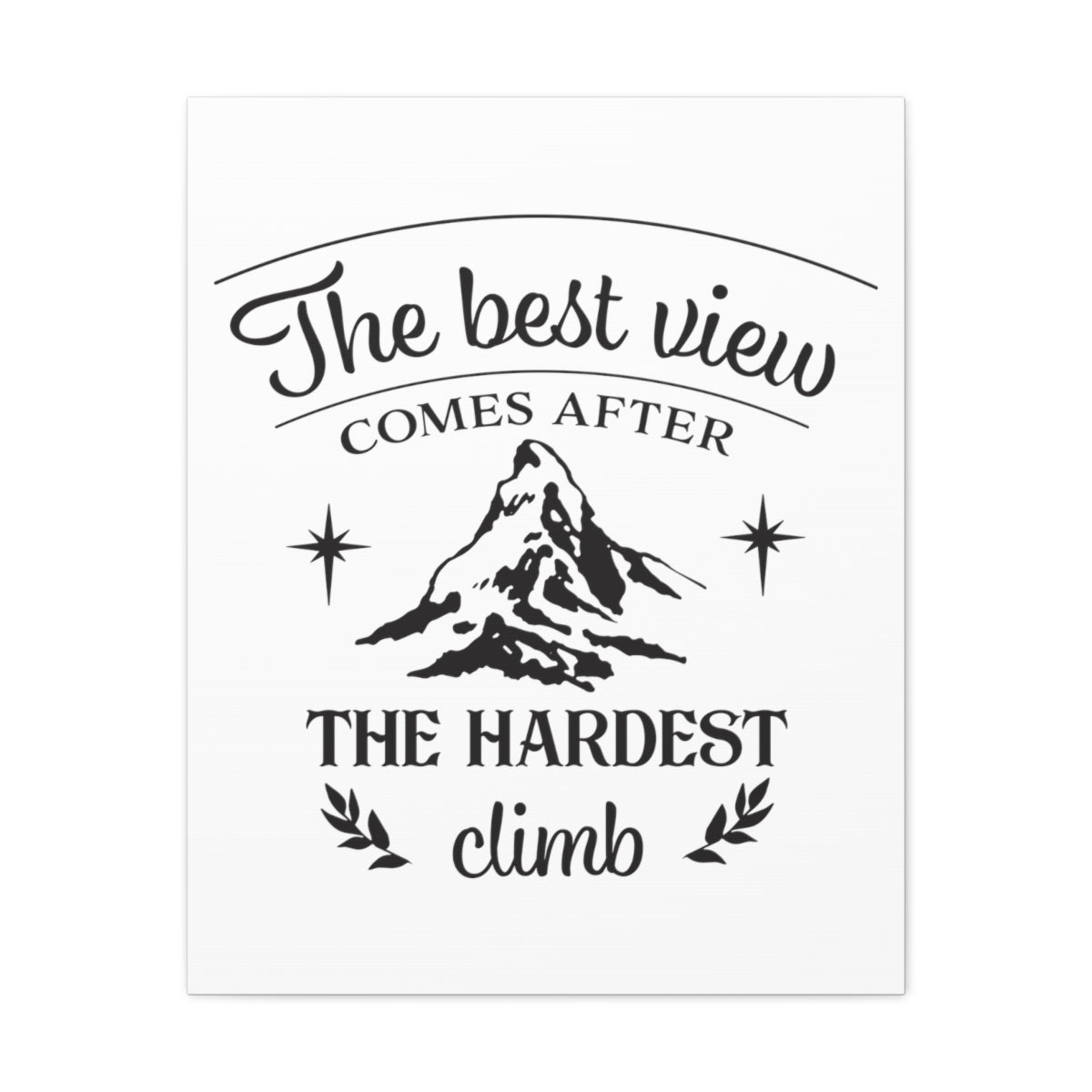 Scripture Walls The Best View Matthew 17:20 Christian Wall Art Print Ready to Hang Unframed-Express Your Love Gifts