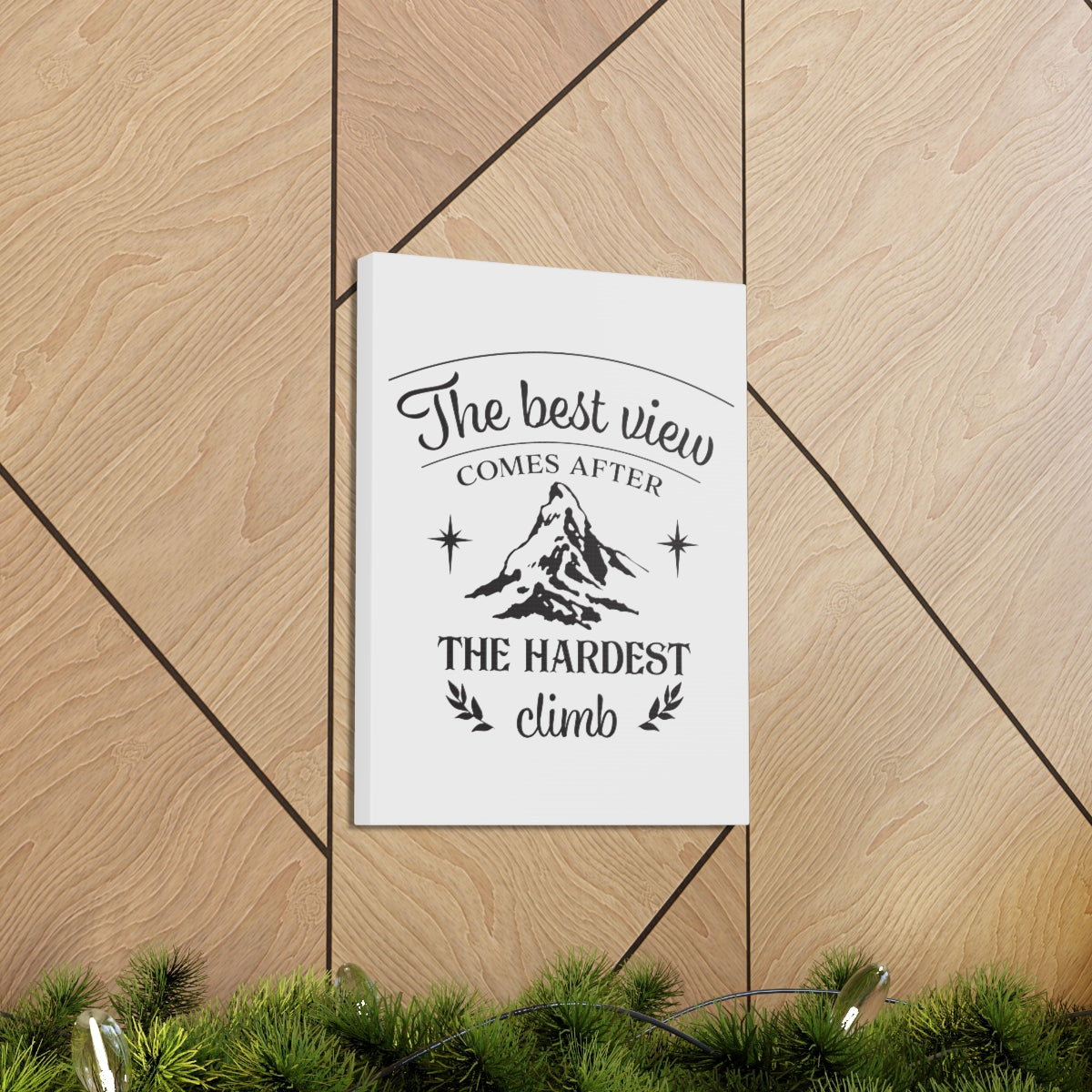 Scripture Walls The Best View Matthew 17:20 Christian Wall Art Print Ready to Hang Unframed-Express Your Love Gifts