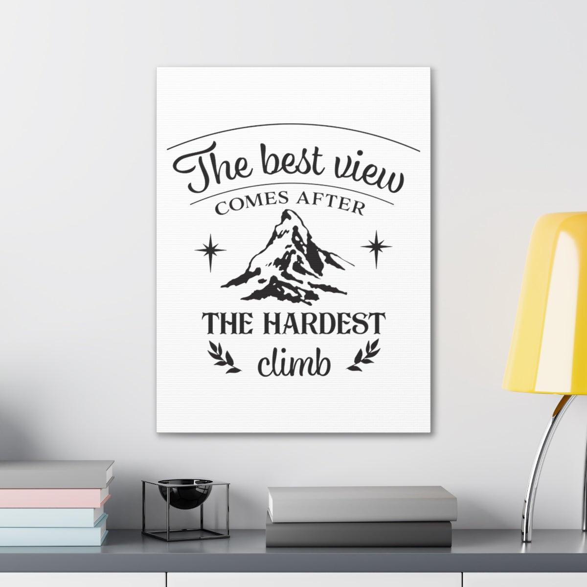 Scripture Walls The Best View Matthew 17:20 Christian Wall Art Print Ready to Hang Unframed-Express Your Love Gifts