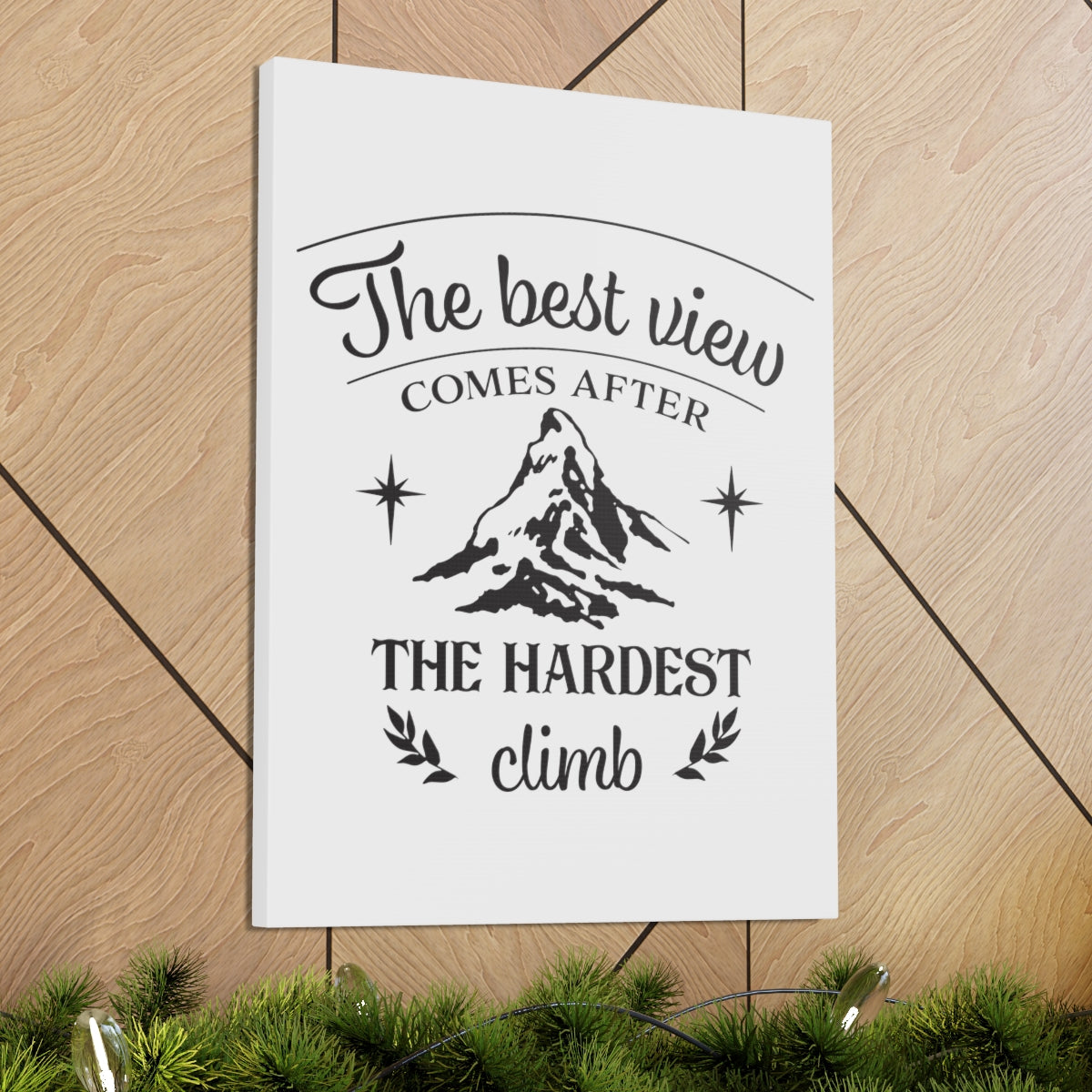 Scripture Walls The Best View Matthew 17:20 Christian Wall Art Print Ready to Hang Unframed-Express Your Love Gifts