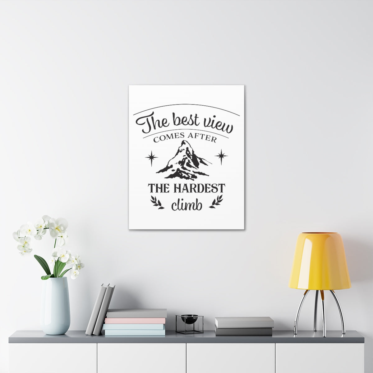 Scripture Walls The Best View Matthew 17:20 Christian Wall Art Print Ready to Hang Unframed-Express Your Love Gifts