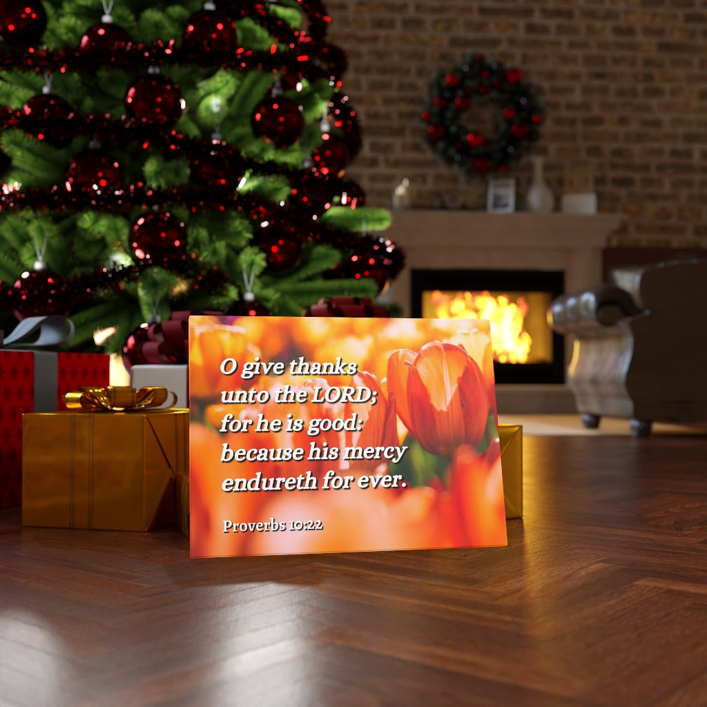 Scripture Walls The Blessing Proverbs 10:22 Bible Verse Canvas Christian Wall Art Ready to Hang Unframed-Express Your Love Gifts
