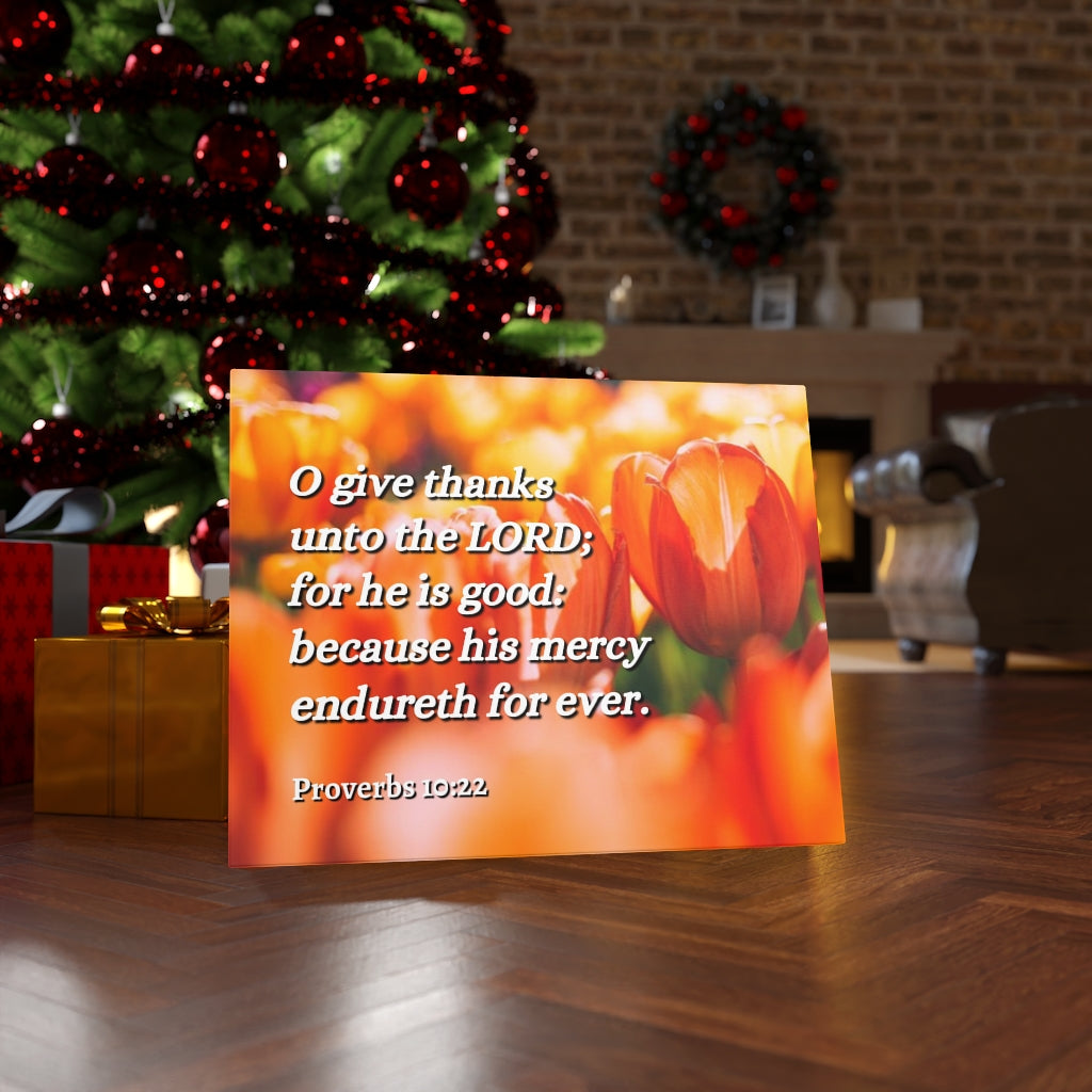 Scripture Walls The Blessing Proverbs 10:22 Bible Verse Canvas Christian Wall Art Ready to Hang Unframed-Express Your Love Gifts