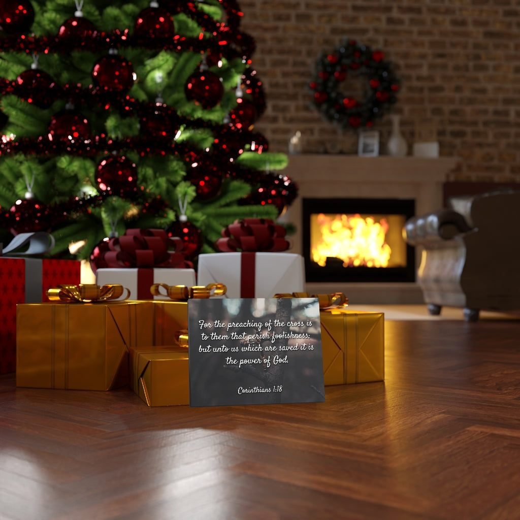 Scripture Walls The Cross 1 Corinthians 1:18 Bible Verse Canvas Christian Wall Art Ready to Hang Unframed-Express Your Love Gifts