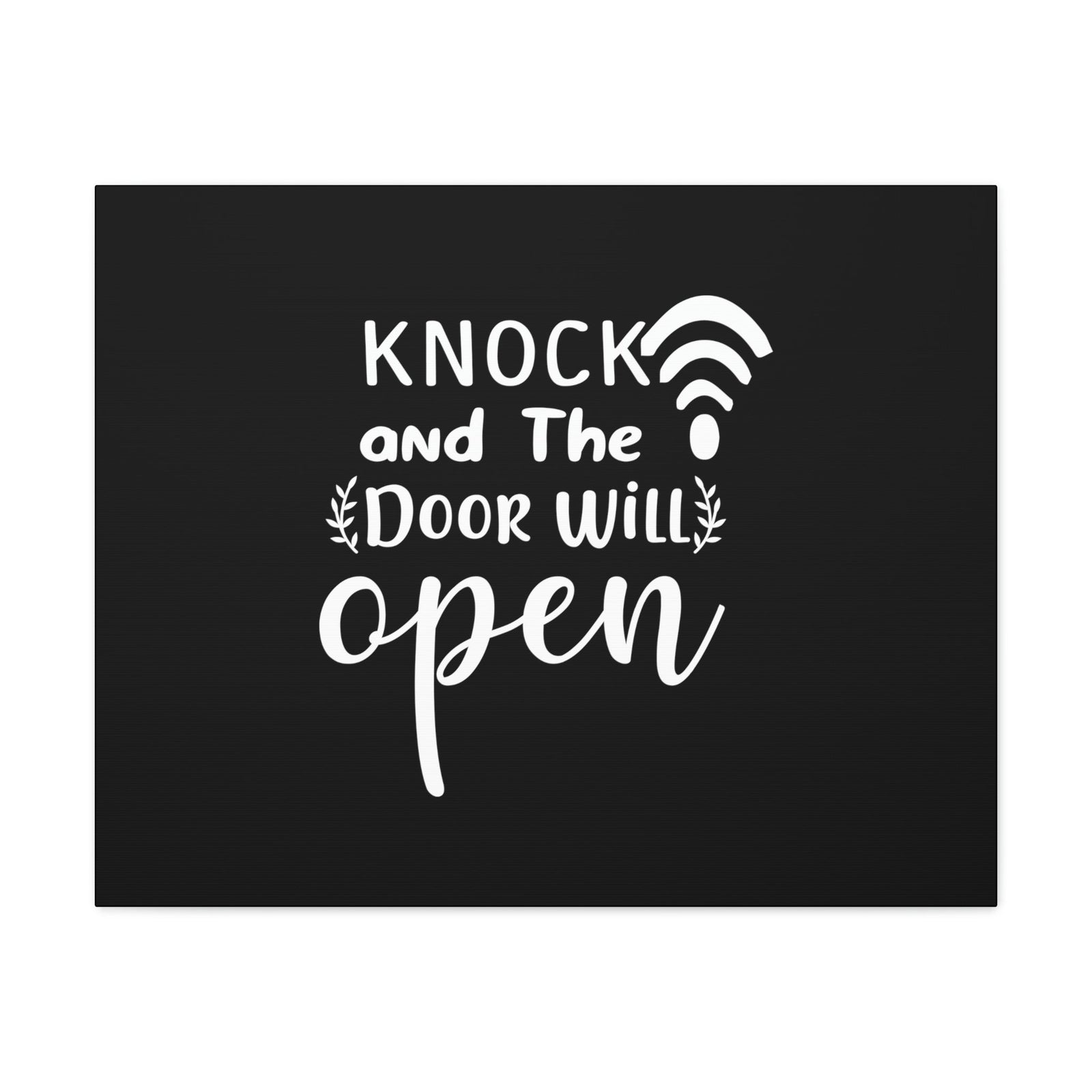 Scripture Walls The Door Will Open Matthew 7:7 Christian Wall Art Bible Verse Print Ready to Hang Unframed-Express Your Love Gifts