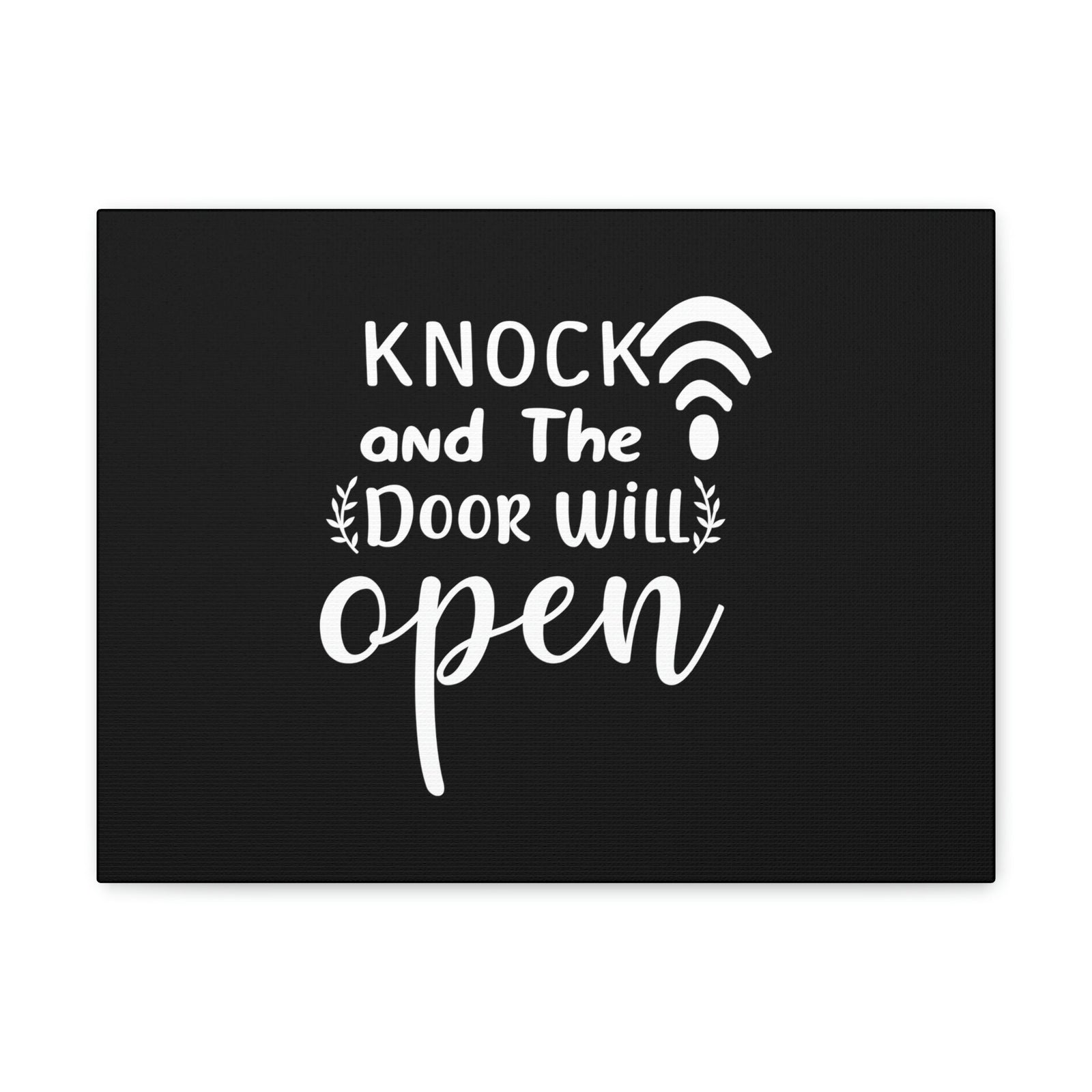 Scripture Walls The Door Will Open Matthew 7:7 Christian Wall Art Bible Verse Print Ready to Hang Unframed-Express Your Love Gifts