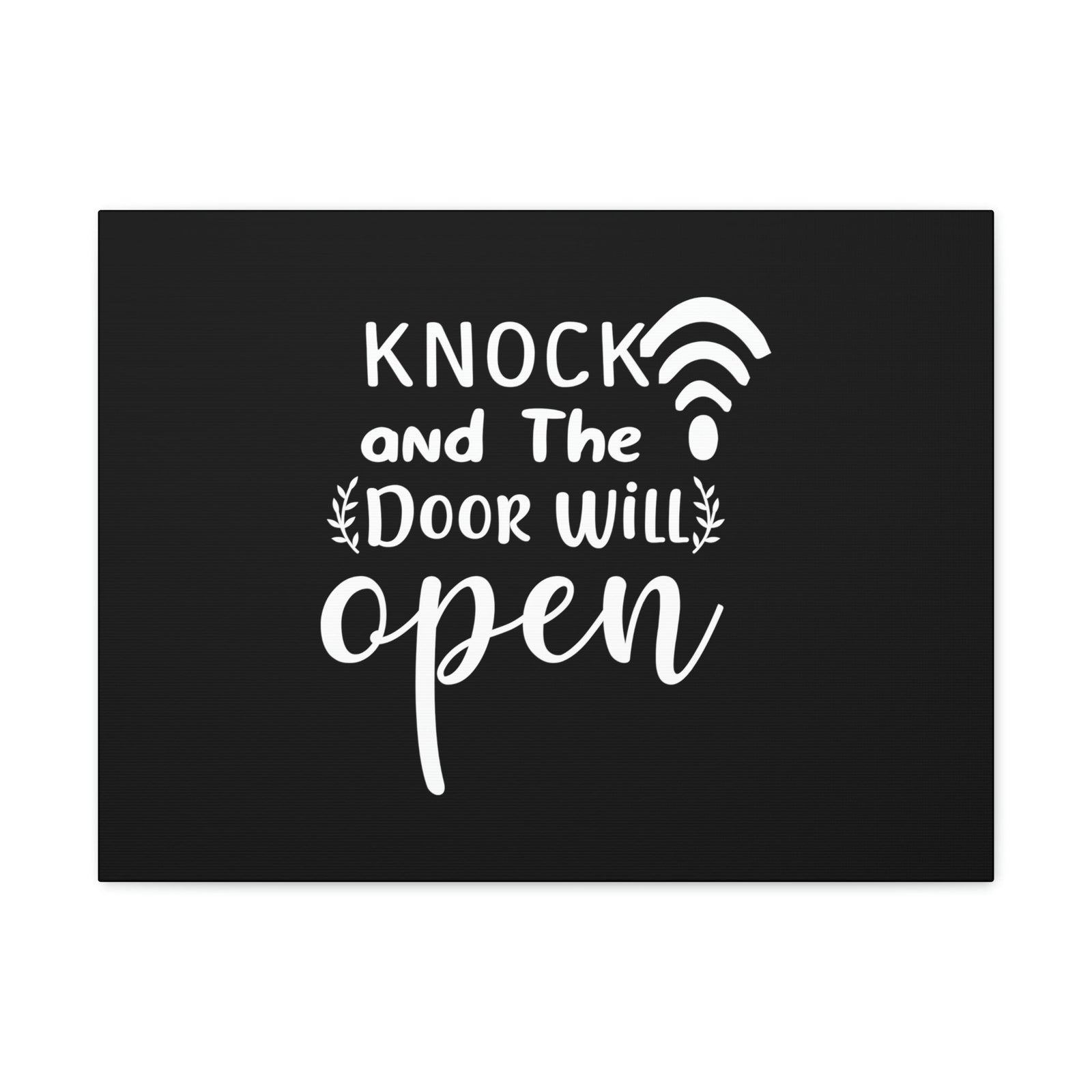 Scripture Walls The Door Will Open Matthew 7:7 Christian Wall Art Bible Verse Print Ready to Hang Unframed-Express Your Love Gifts