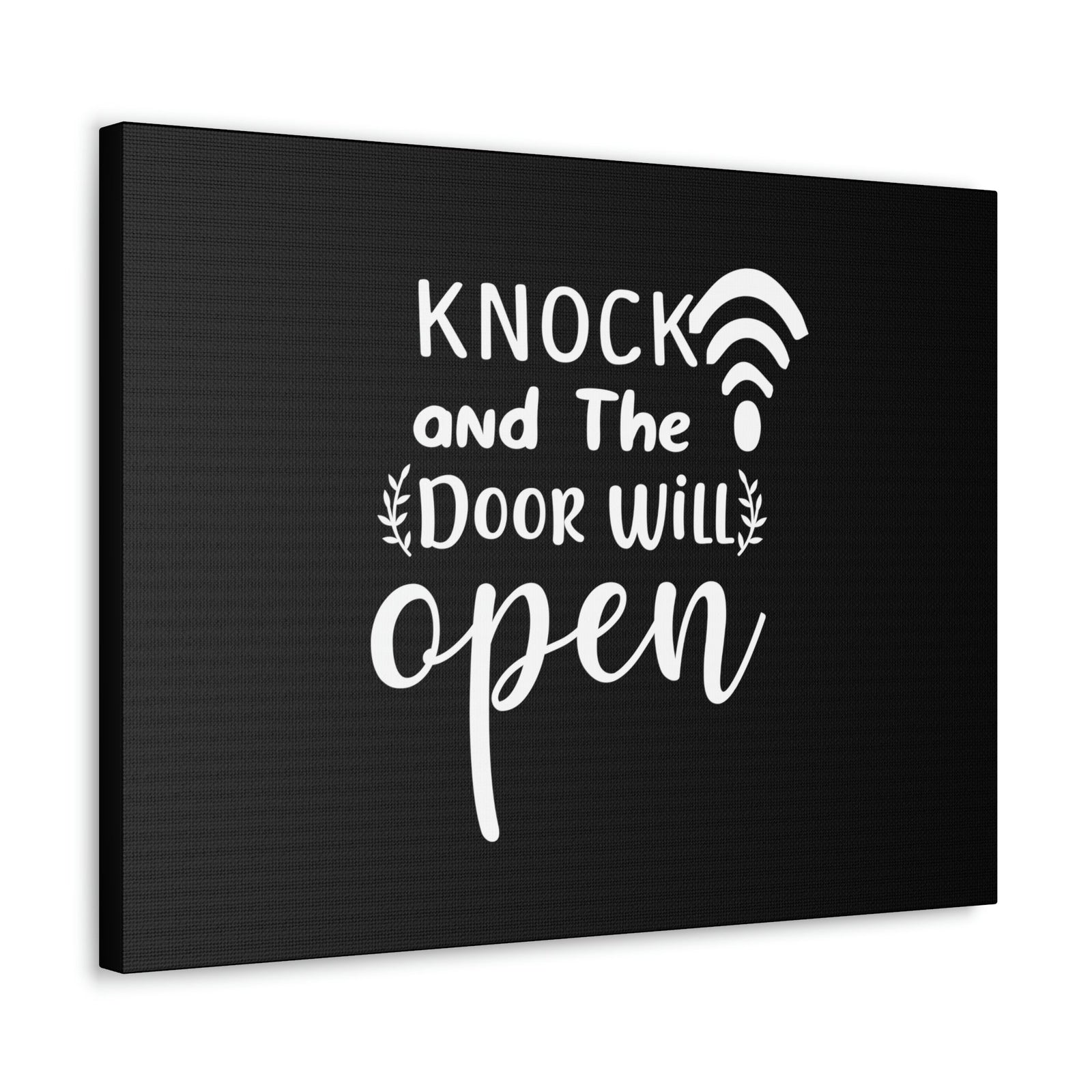 Scripture Walls The Door Will Open Matthew 7:7 Christian Wall Art Bible Verse Print Ready to Hang Unframed-Express Your Love Gifts