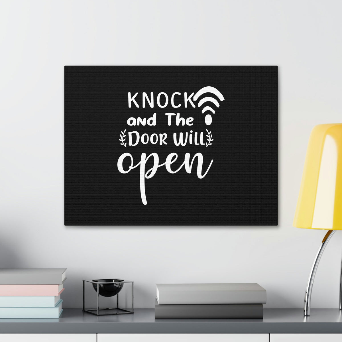 Scripture Walls The Door Will Open Matthew 7:7 Christian Wall Art Bible Verse Print Ready to Hang Unframed-Express Your Love Gifts