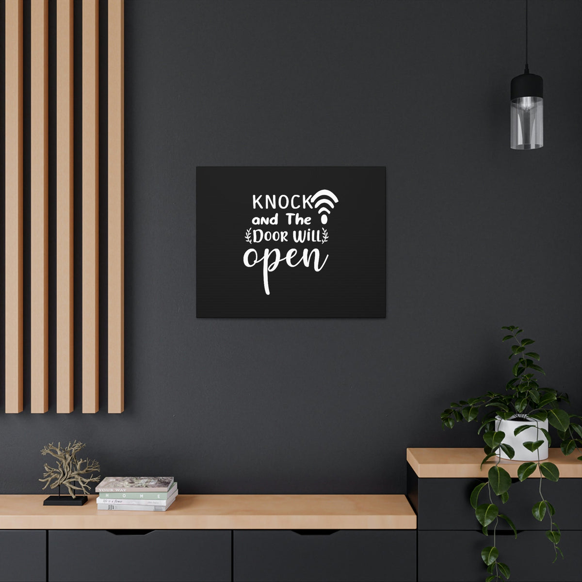 Scripture Walls The Door Will Open Matthew 7:7 Christian Wall Art Bible Verse Print Ready to Hang Unframed-Express Your Love Gifts
