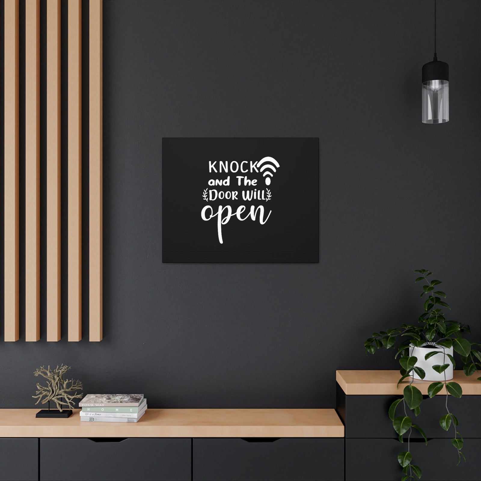 Scripture Walls The Door Will Open Matthew 7:7 Christian Wall Art Bible Verse Print Ready to Hang Unframed-Express Your Love Gifts