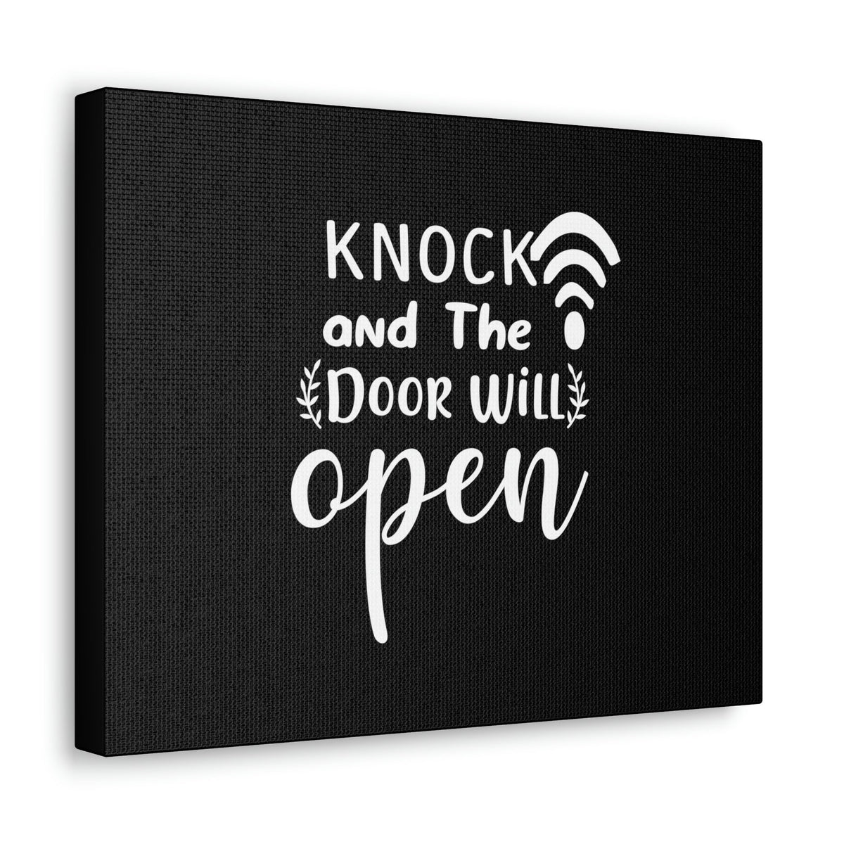 Scripture Walls The Door Will Open Matthew 7:7 Christian Wall Art Bible Verse Print Ready to Hang Unframed-Express Your Love Gifts