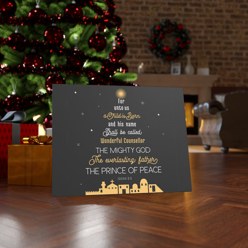 Scripture Walls The Everlasting Father Isaiah 9:6 Bible Verse Canvas Christian Wall Art Ready to Hang Unframed-Express Your Love Gifts