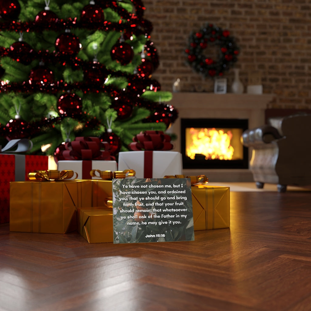 Scripture Walls The Father John 15:16 Bible Verse Canvas Christian Wall Art Ready to Hang Unframed-Express Your Love Gifts