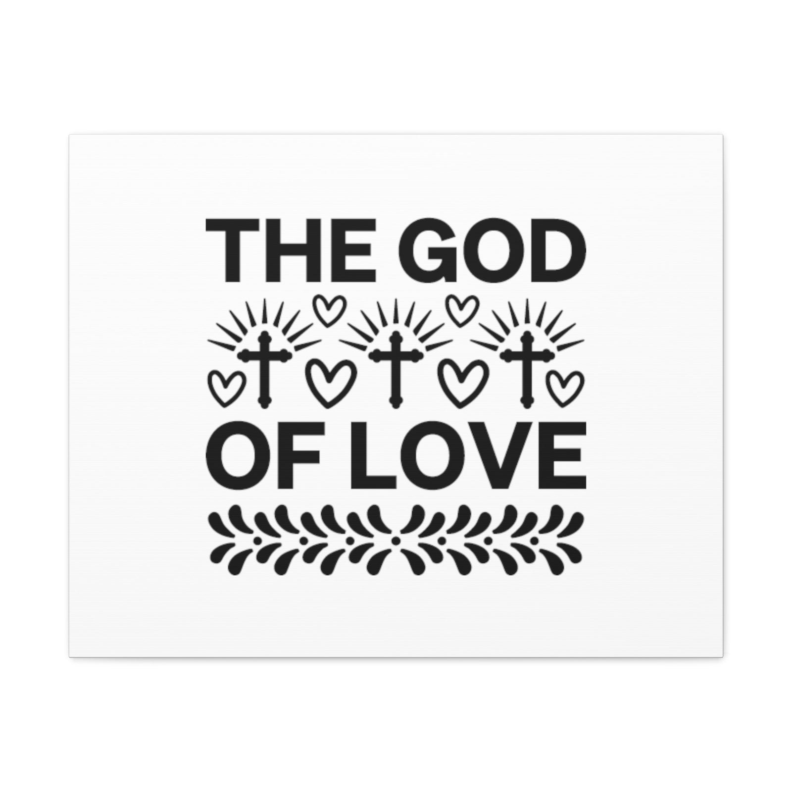 Scripture Walls The God Of Love 1 John 4:7 Hearts Christian Wall Art Bible Verse Print Ready to Hang Unframed-Express Your Love Gifts